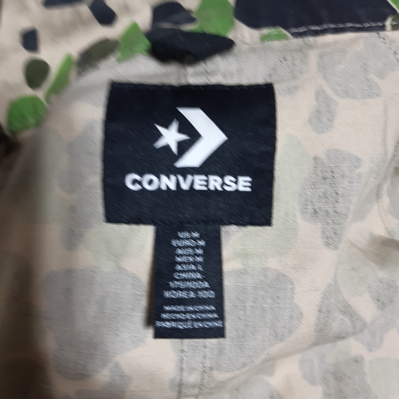 Converse Oasis Liam Summer Parka Jacket. Pretty Green. - Picture 4 of 8